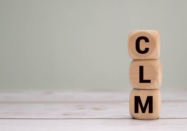 CLM acronym spelled out on stacked wooden blocks